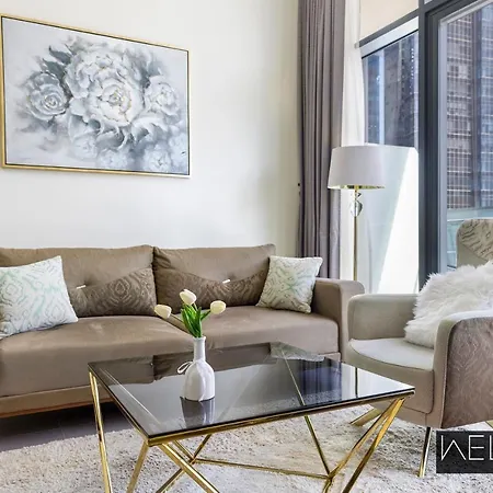 Welhome - Chic Apartment In Liveliest Area In Business Bay دبي المظهر الخارجي الصورة